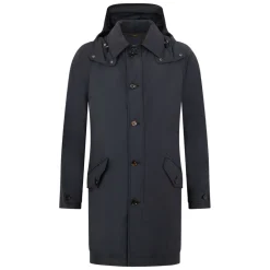 New Lang jakke elegant med integreret hætte Frakker