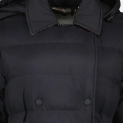 Clearance Lang Nylon Puffer Jakke Dame Frakker