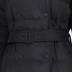 Clearance Lang Nylon Puffer Jakke Dame Frakker