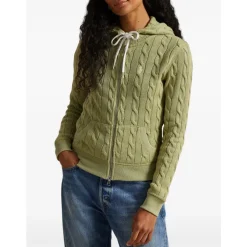 Best Langærmet Hoodie med Fuld Lynlås Dame Striktrøjer & Sweatere