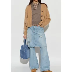 Layered Denim Trousers Dame Jeans