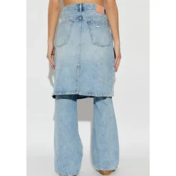 Layered Denim Trousers Dame Jeans