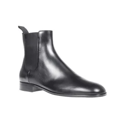 Discount Læder Ankelstøvler med Elastiske Indsatser Chelsea Boots