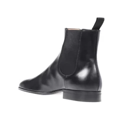 Discount Læder Ankelstøvler med Elastiske Indsatser Chelsea Boots