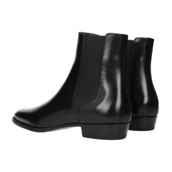 Best Læder Ankelstøvler med Side Lynlåsdetalje Chelsea Boots|Støvler