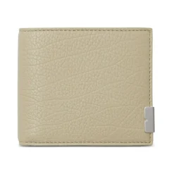 Sale Læder Bifold Pung med Logo Plaque Punge & Kortholder