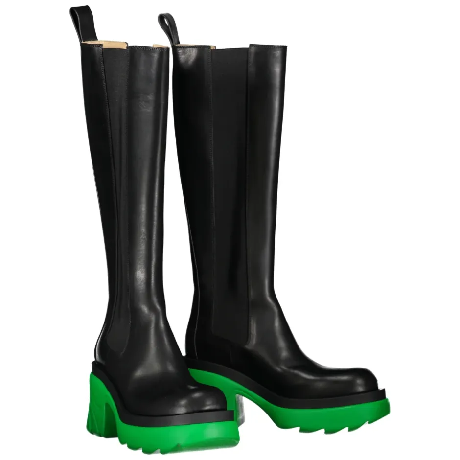 Best Læder Chelsea Støvler med Profilsål Dame Chelsea Boots