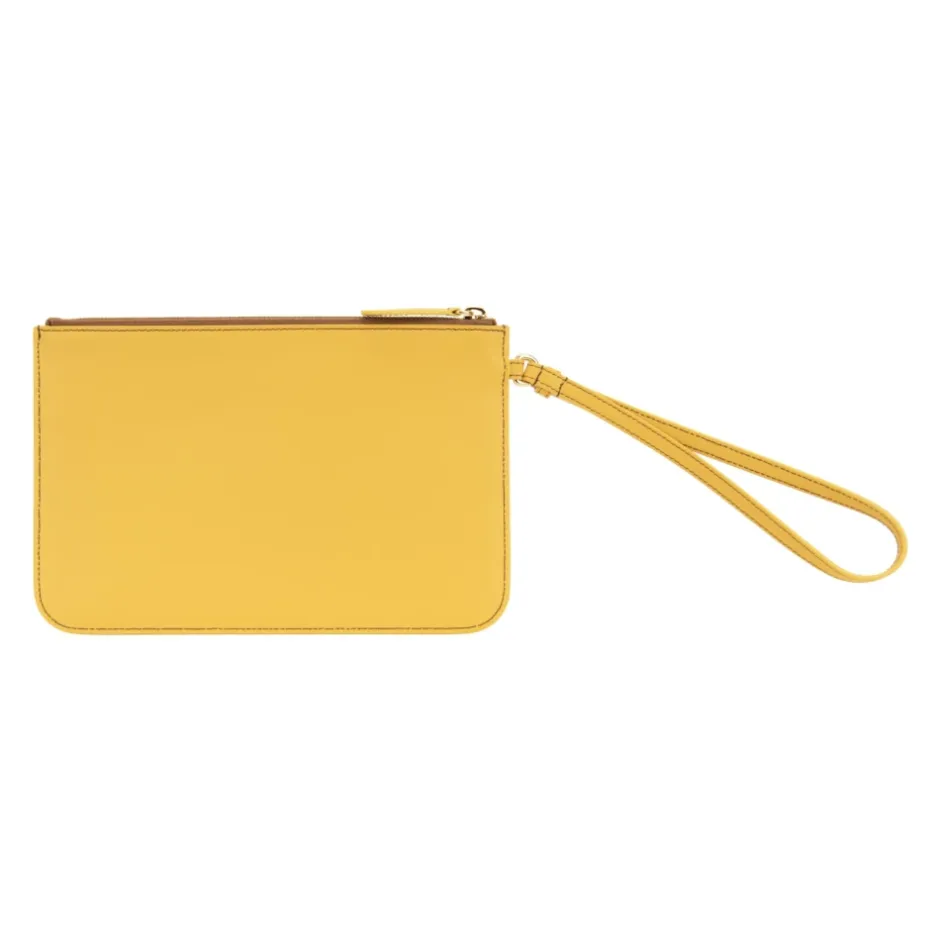 Best Læder Dame Clutch Taske med Lynlås Dame Clutch