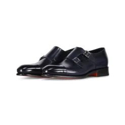 Best Læder Double Monkstraps Business Sko