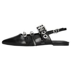 Hot Læder Flat Dame Loafers