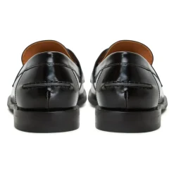 Best Læder Loafers med Blokhæl - Patent Dame Loafers