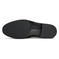 Best Læder Loafers med Blokhæl - Patent Dame Loafers