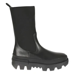 Online Læder Logo Støvler Dame Chelsea Boots