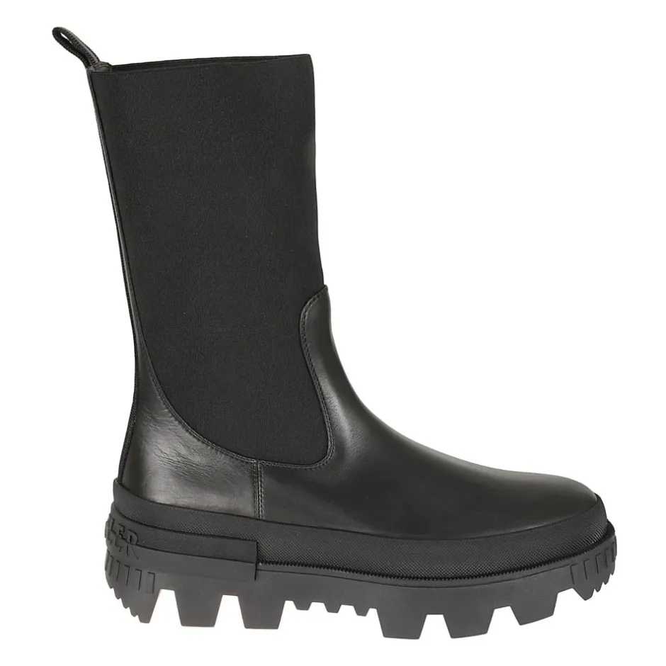 Online Læder Logo Støvler Dame Chelsea Boots