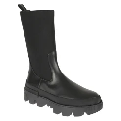 Online Læder Logo Støvler Dame Chelsea Boots
