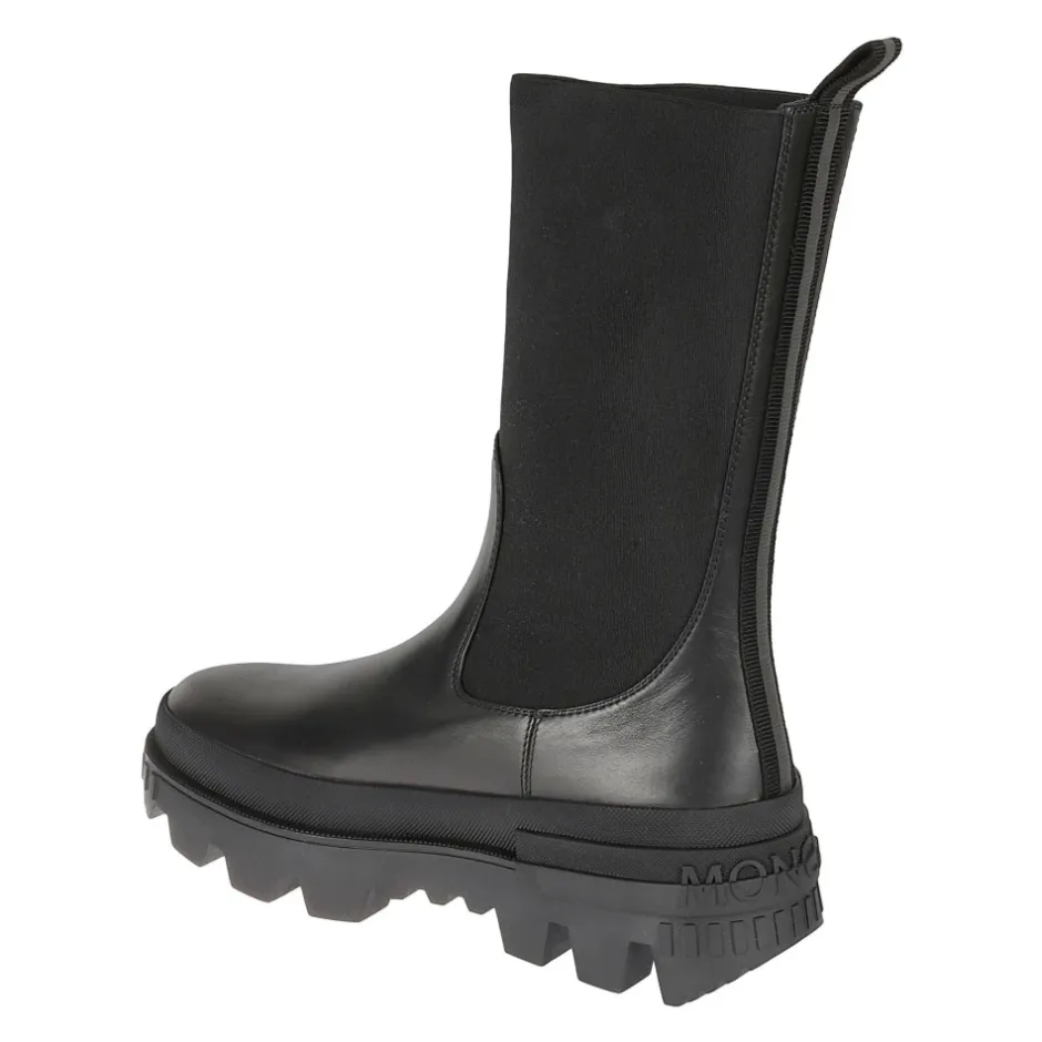 Online Læder Logo Støvler Dame Chelsea Boots