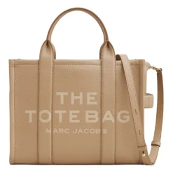 Online Læder Medium Tote Bag Dame Indkøbstasker