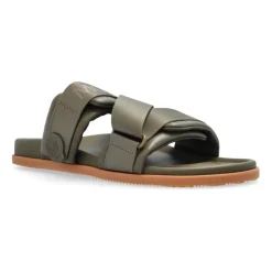 Outlet Læder slides Sandaler