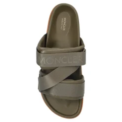 Outlet Læder slides Sandaler