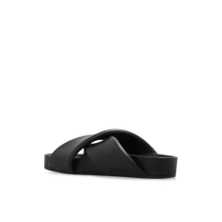 Clearance Læder Slides Sandaler