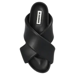 Clearance Læder Slides Sandaler