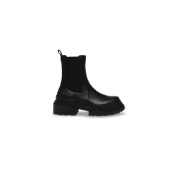 Discount Læder Slip-On Ankelstøvle Dame Chelsea Boots