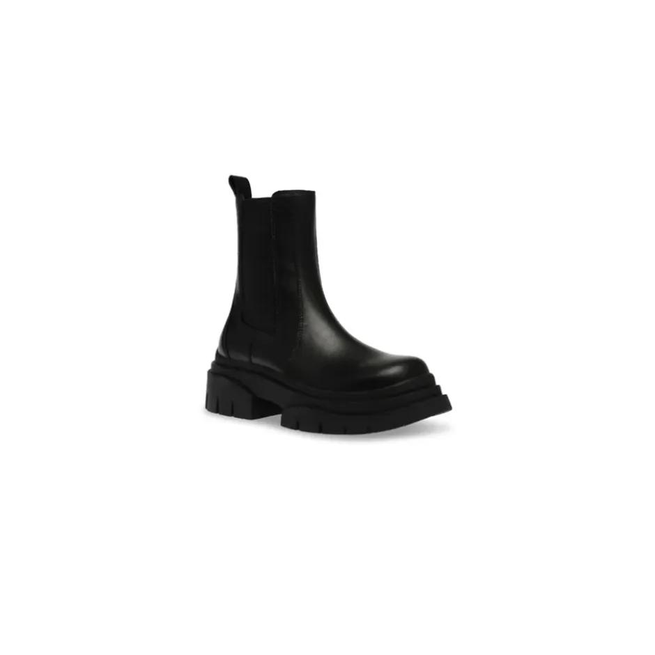 Discount Læder Slip-On Ankelstøvle Dame Chelsea Boots