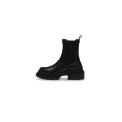 Discount Læder Slip-On Ankelstøvle Dame Chelsea Boots