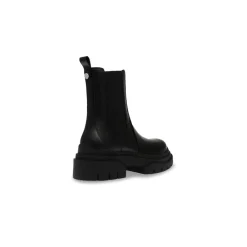 Discount Læder Slip-On Ankelstøvle Dame Chelsea Boots