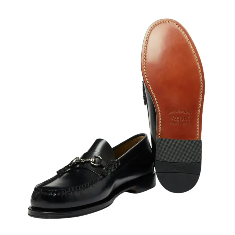 New Læder Slip-On Loafers med Klemmedetalje Loafers
