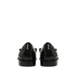New Læder Slip-On Loafers med Klemmedetalje Loafers
