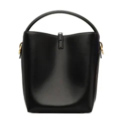 Outlet Le 37 Small Leather Bucket Bag Dame Skuldertasker