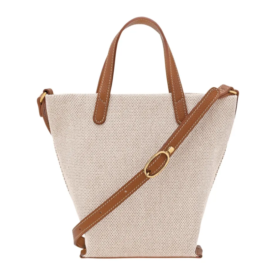 Online Le Foulonné Toile Crossbody Taske Dame Bæltetasker