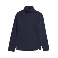 New Le Frey Uld Bomuld Fisherman Sweater Strik