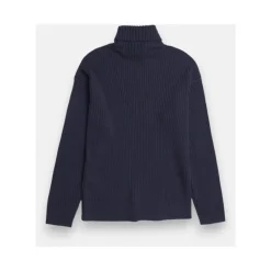 New Le Frey Uld Bomuld Fisherman Sweater Strik