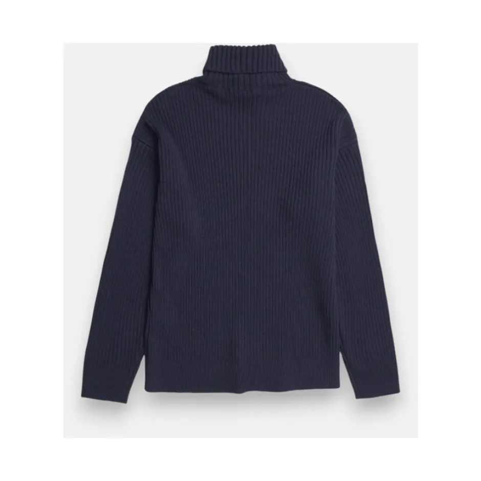 New Le Frey Uld Bomuld Fisherman Sweater Strik