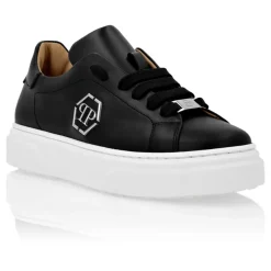 Sale Leather Lo-Top Sneakers The Plein Original Børn Sneakers