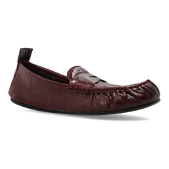 Sale Leather Saddle Loafers Dame Loafers
