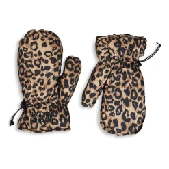 Hot Leopard Animal Print Pude Lys Dame Handsker