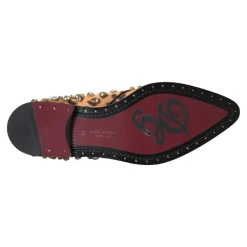 Sale Leopard Krystal Kjole Sko Dame Snøresko
