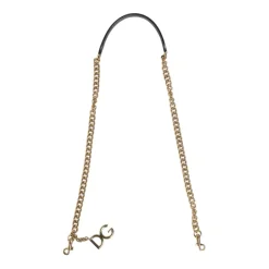 Sale Leopard Print Gold Brass Chain Shoulder Bag Strap Dame Tilbehør Til Tasker