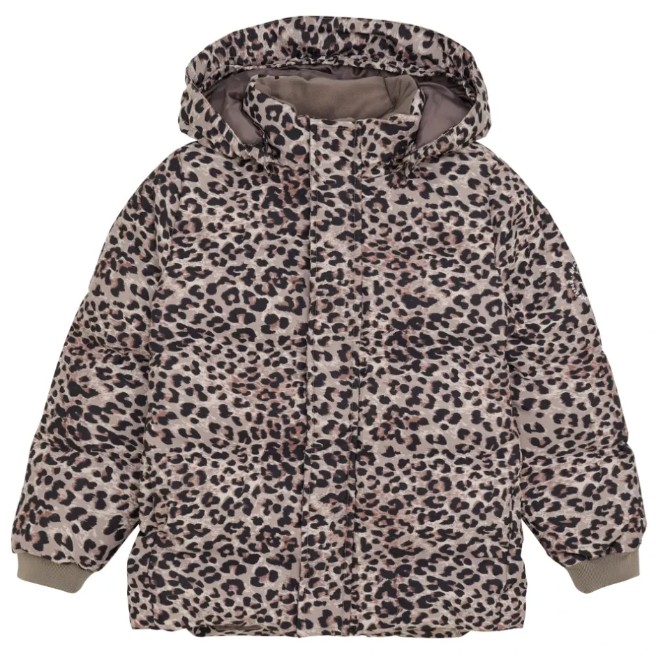 Sale Leopard Print Quiltet Jakke Børn Jakker