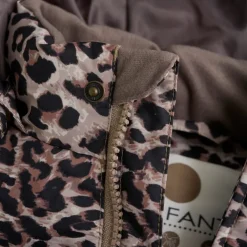 Sale Leopard Print Quiltet Jakke Børn Jakker