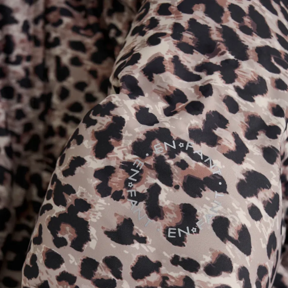 Sale Leopard Print Quiltet Jakke Børn Jakker