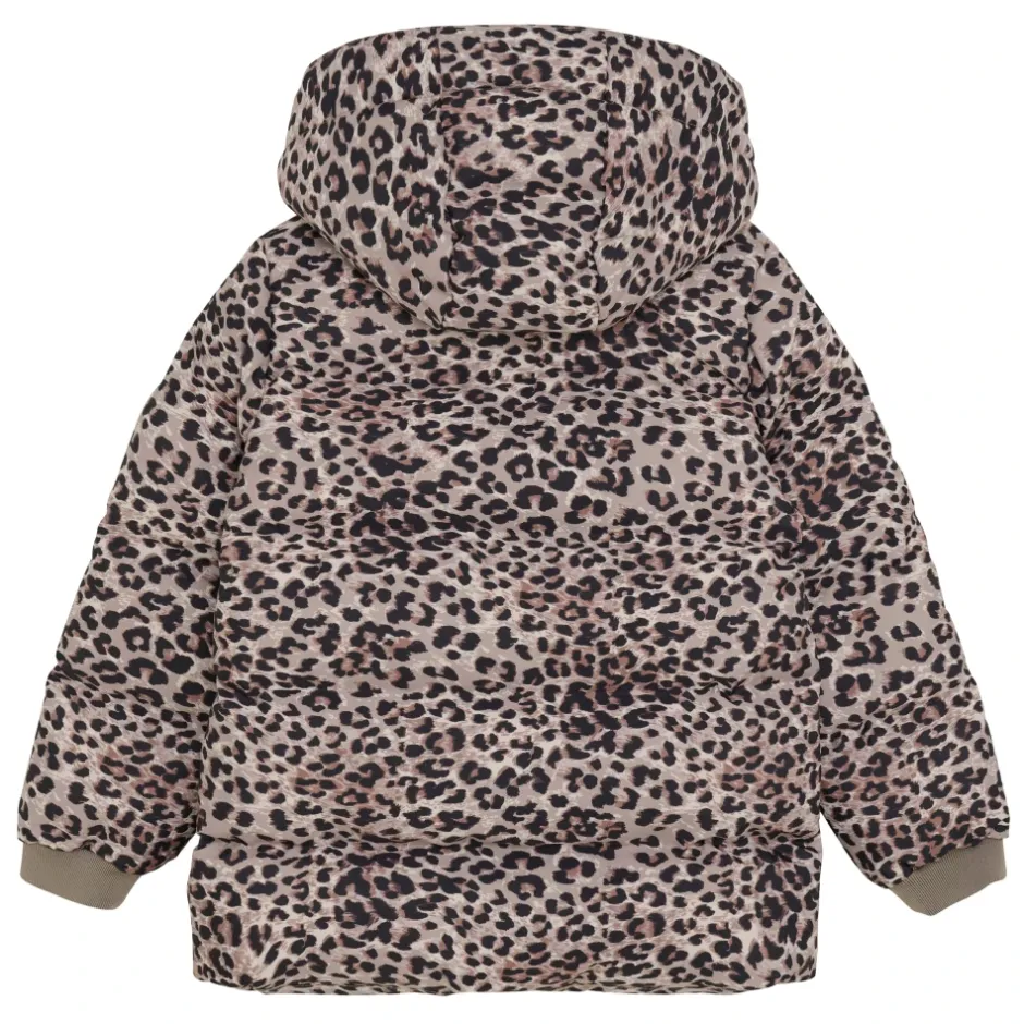 Sale Leopard Print Quiltet Jakke Børn Jakker