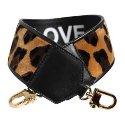 Sale Leopard Print Vendbar Taskestrop Dame Tilbehør Til Tasker