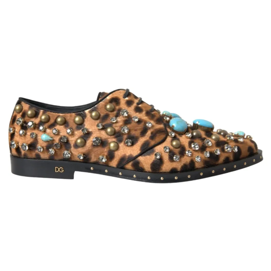 Leopard Sko Dame Snøresko