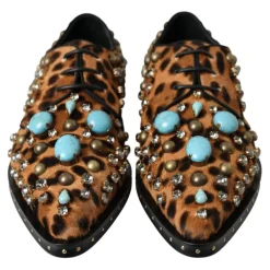 Leopard Sko Dame Snøresko