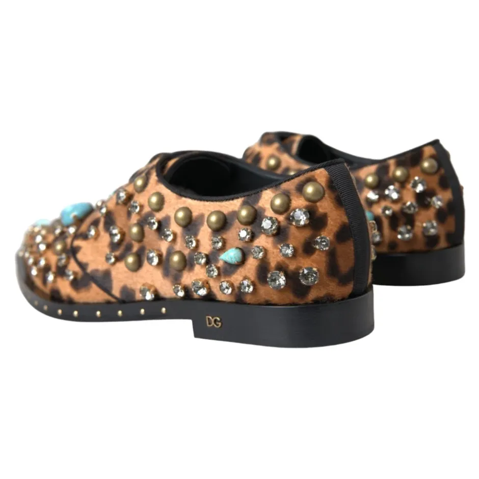 Leopard Sko Dame Snøresko