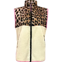 New Leopard Teddy Vest Dame Jakker